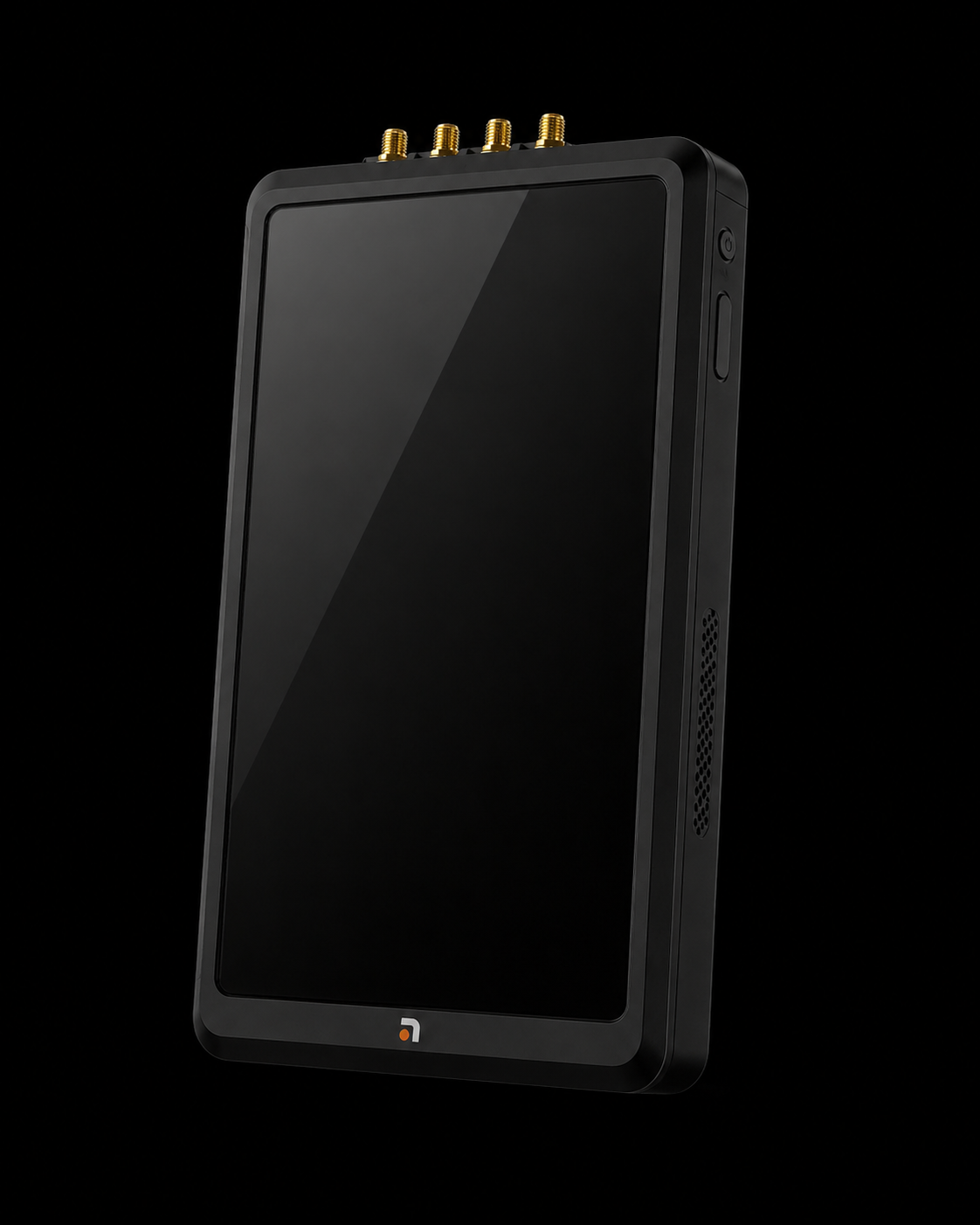 alborUT portable SDR-based user terminal with touchscreen and SMA connectors